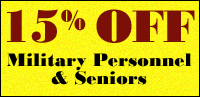 military-savings 15% OFF Residential interior and/or exterior painting discounts for Military Personnel and Seniors